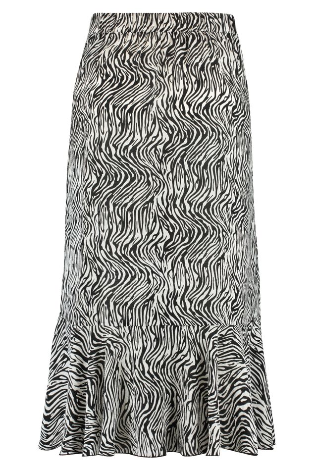 Falda midi con estampado image number 2
