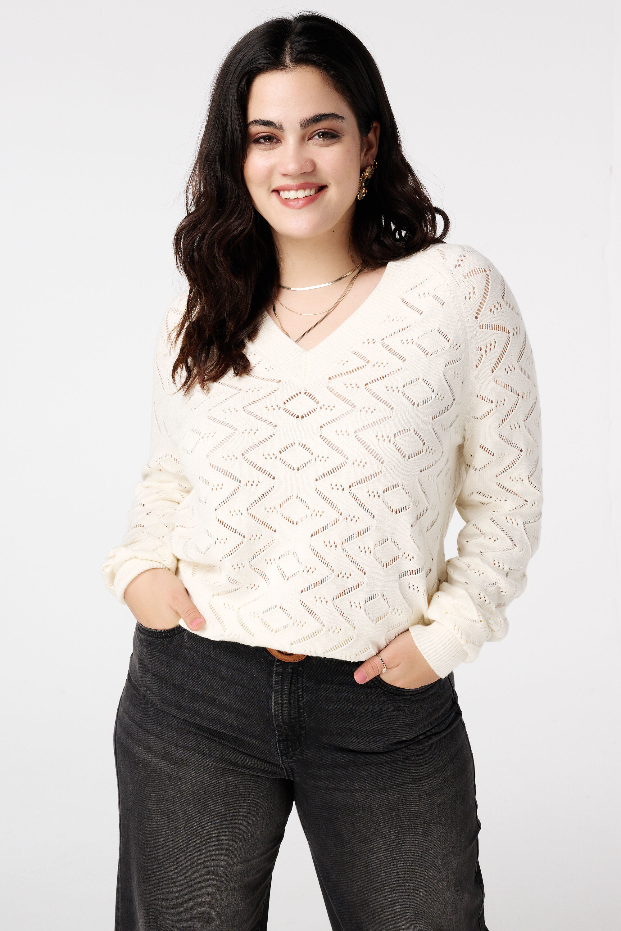 Jersey con dise&ntilde;o calado