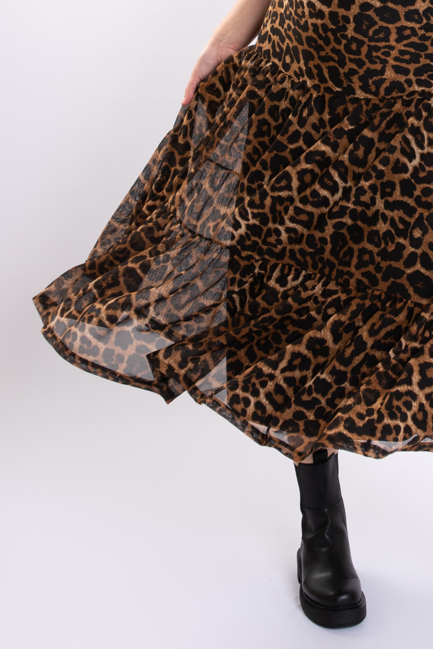 Falda larga con estampado  image number 5