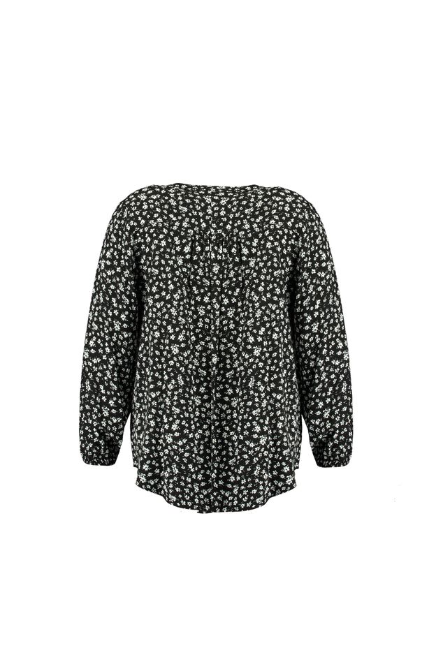 Blusa con estampado floral image number 2