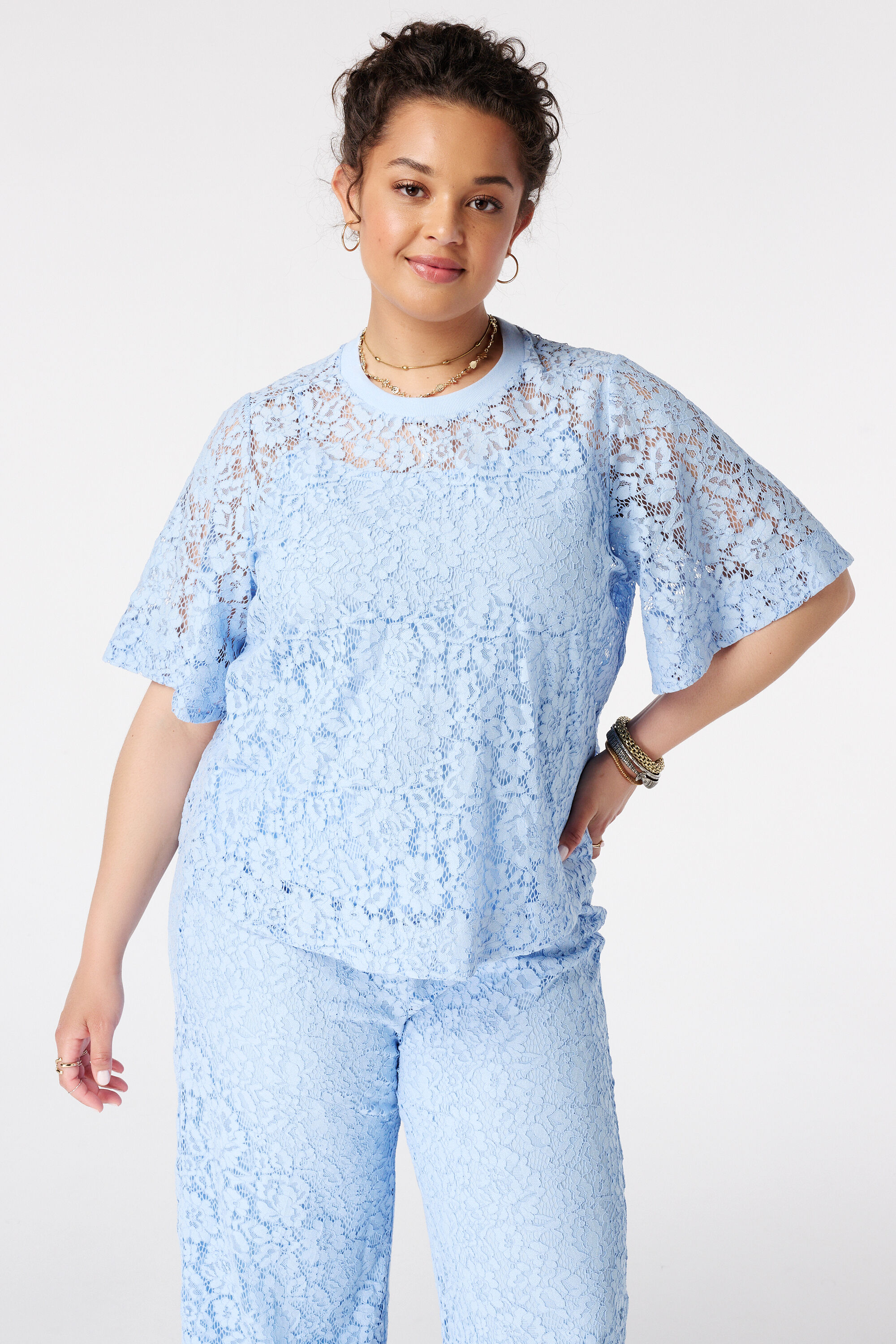 Blusa de encaje