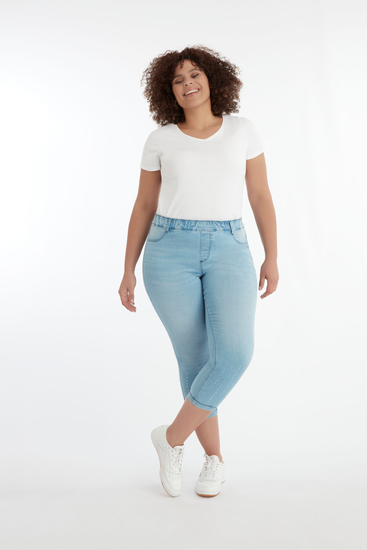 Tregging cortos POPPY con brillantes   image number 6