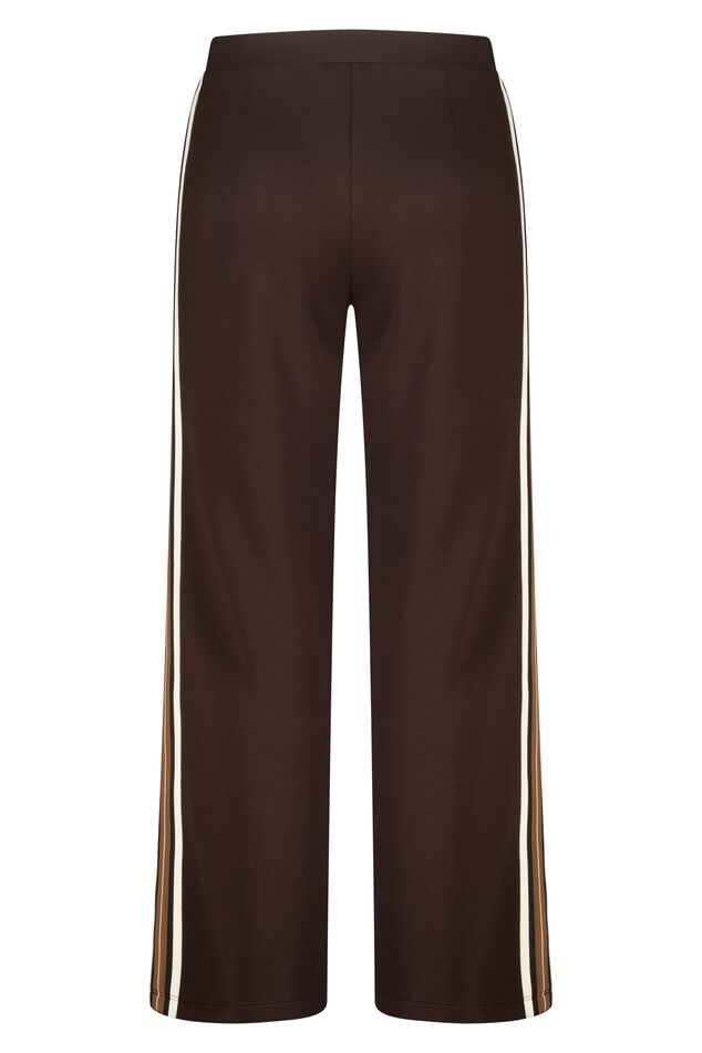 Pantalón ancho con ribete lateral image number 2