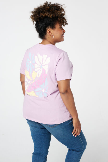 Camiseta con estampado de flores Camiseta con estampado de flores