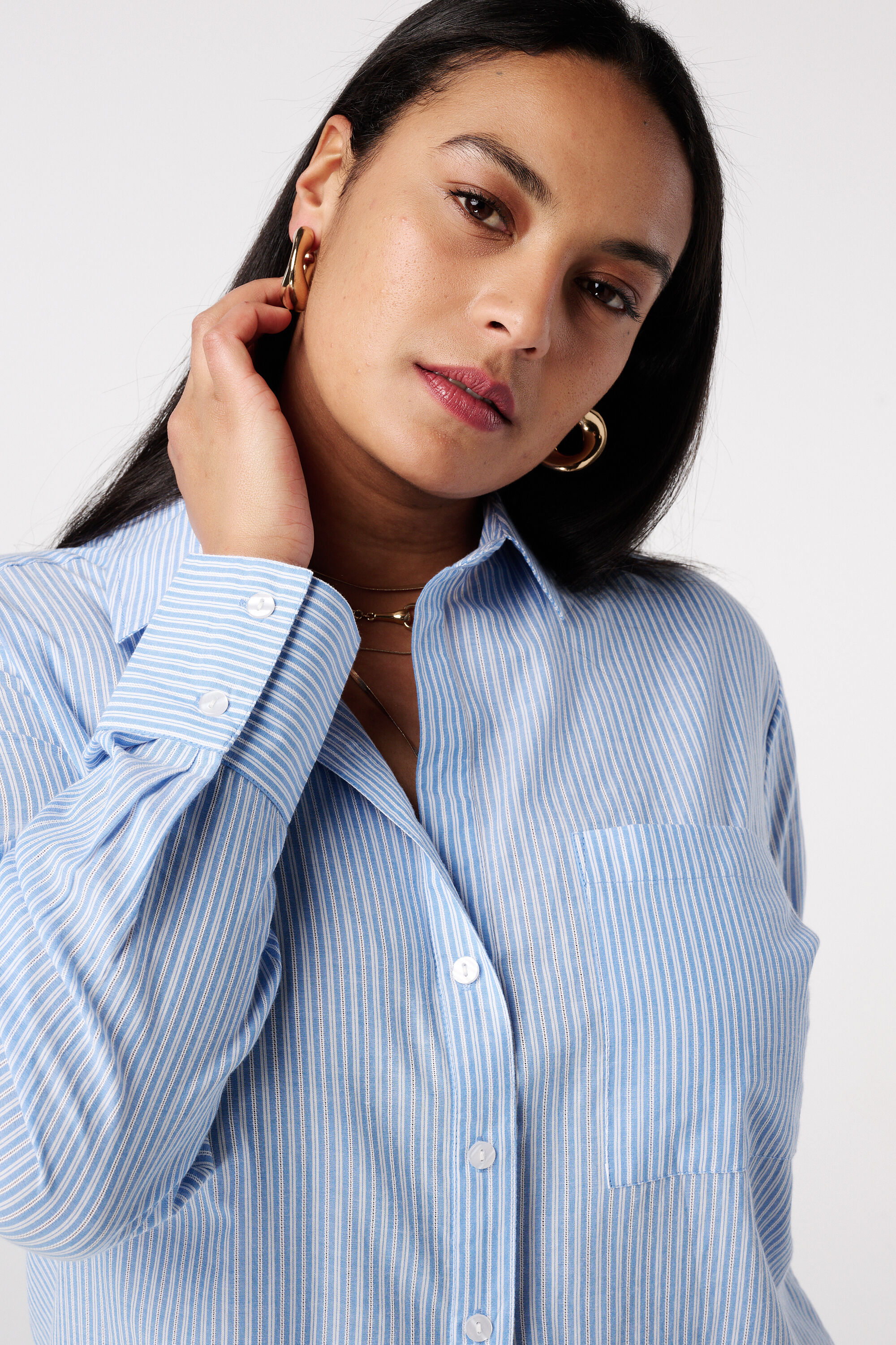 Blusa a rayas image number 4