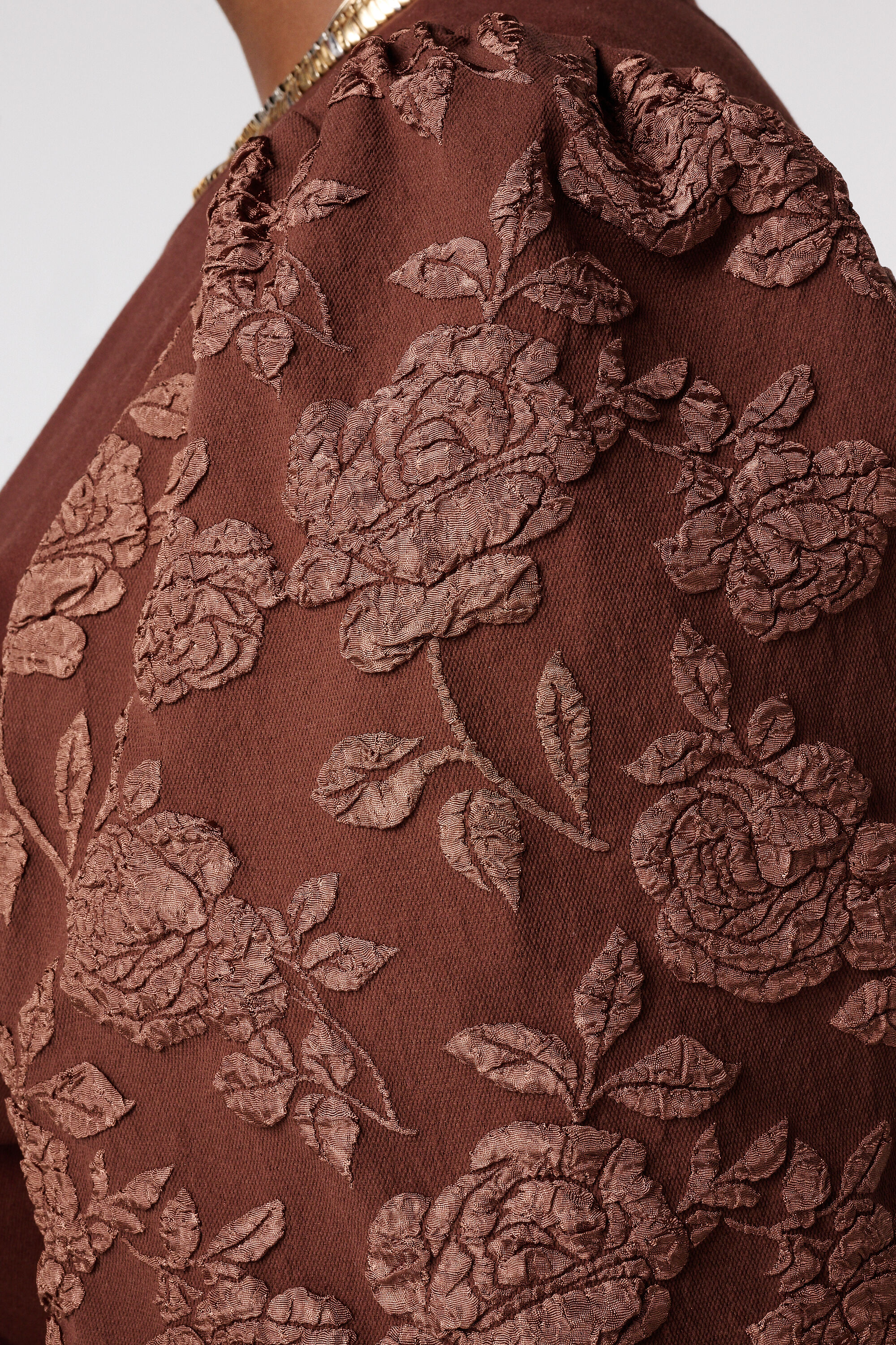 Top con mangas de jacquard image number 6