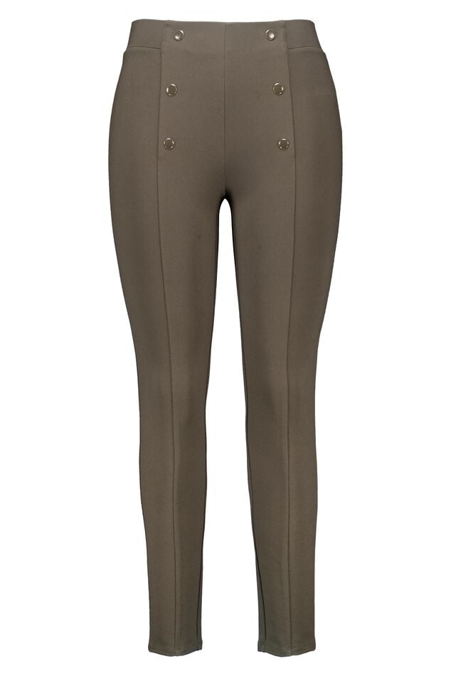 Tregging con botones dorados image number 1