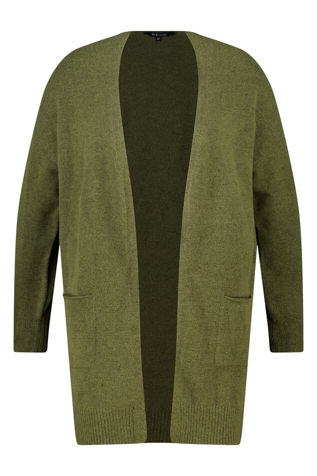 Chaqueta de punto media con bolsillos image number 1