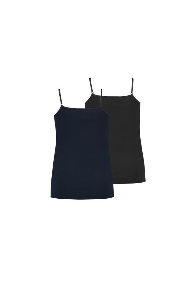 2 Camisola de algodón con tirantes finos image number 2