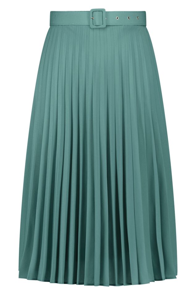 Falda midi plisada image number 2