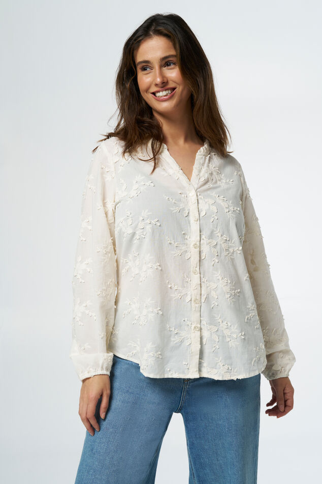 Blusa con bordado image number 5