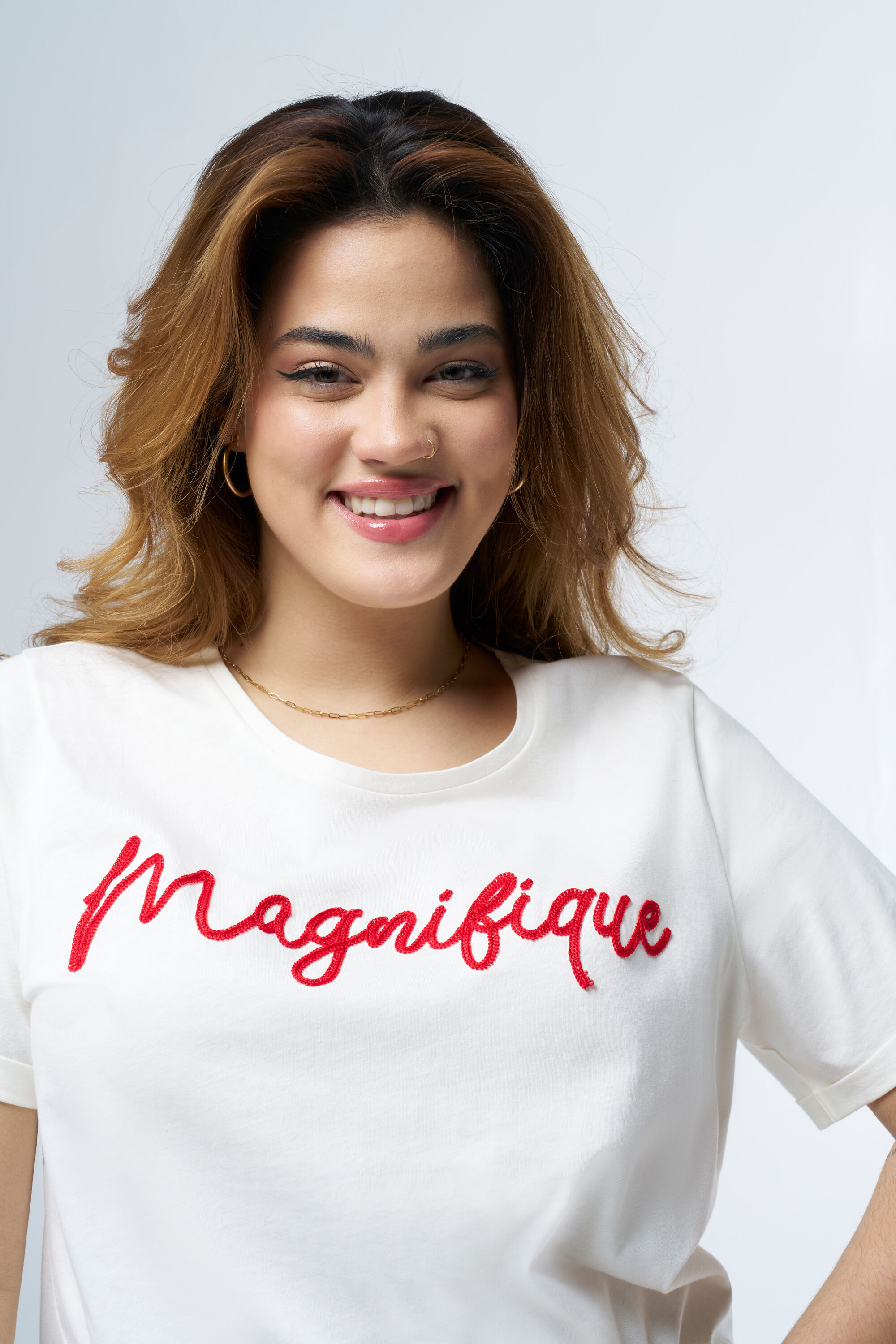 Camiseta con texto  image number 3