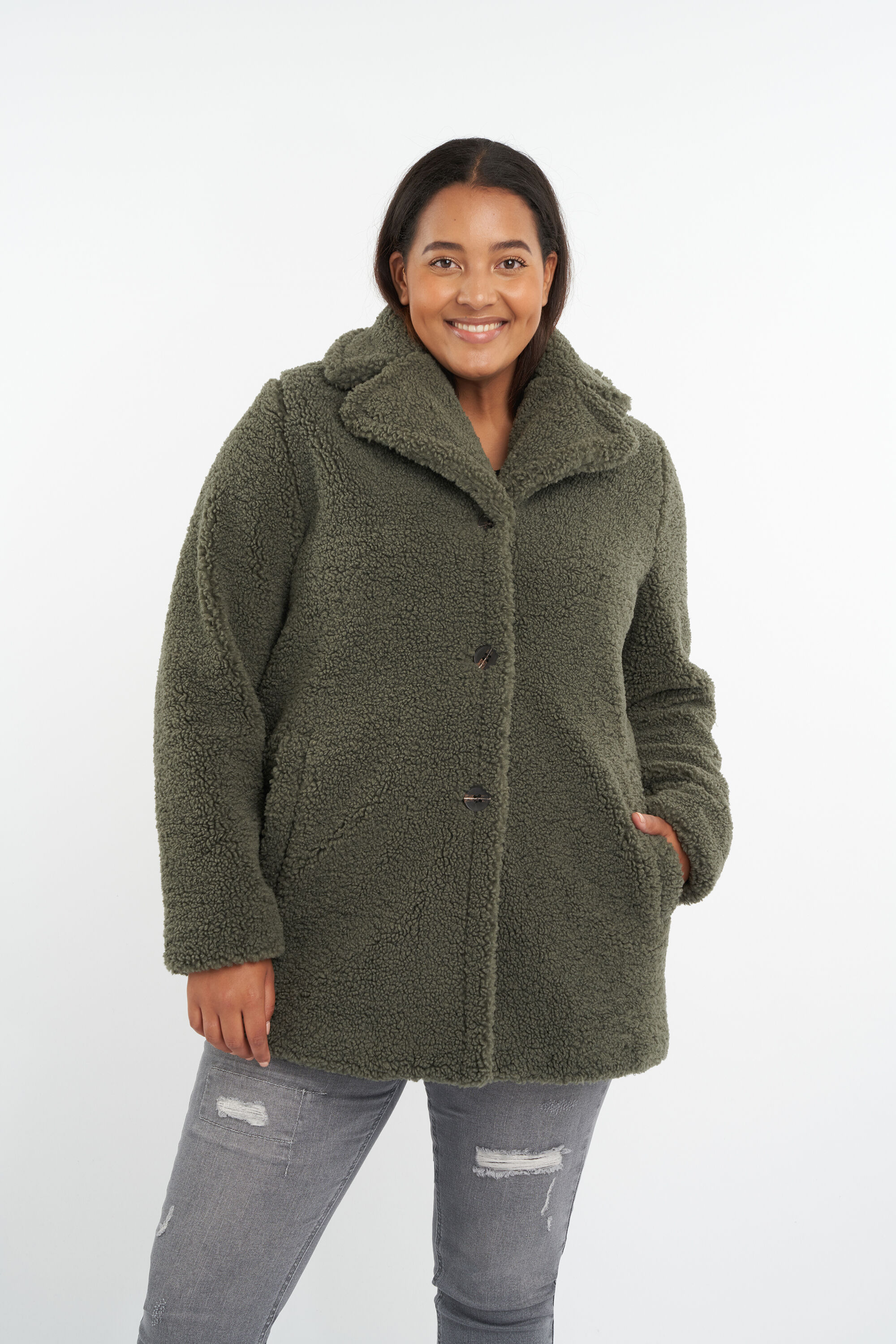 Chaquetas de peluche suave image number 5