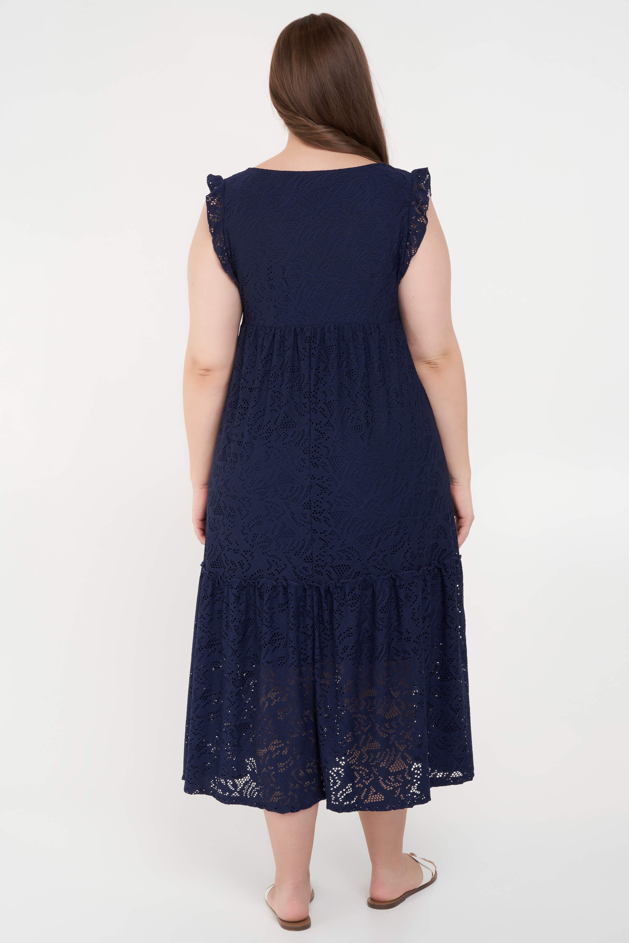 Vestido con bordado ingl&eacute;s image number 3