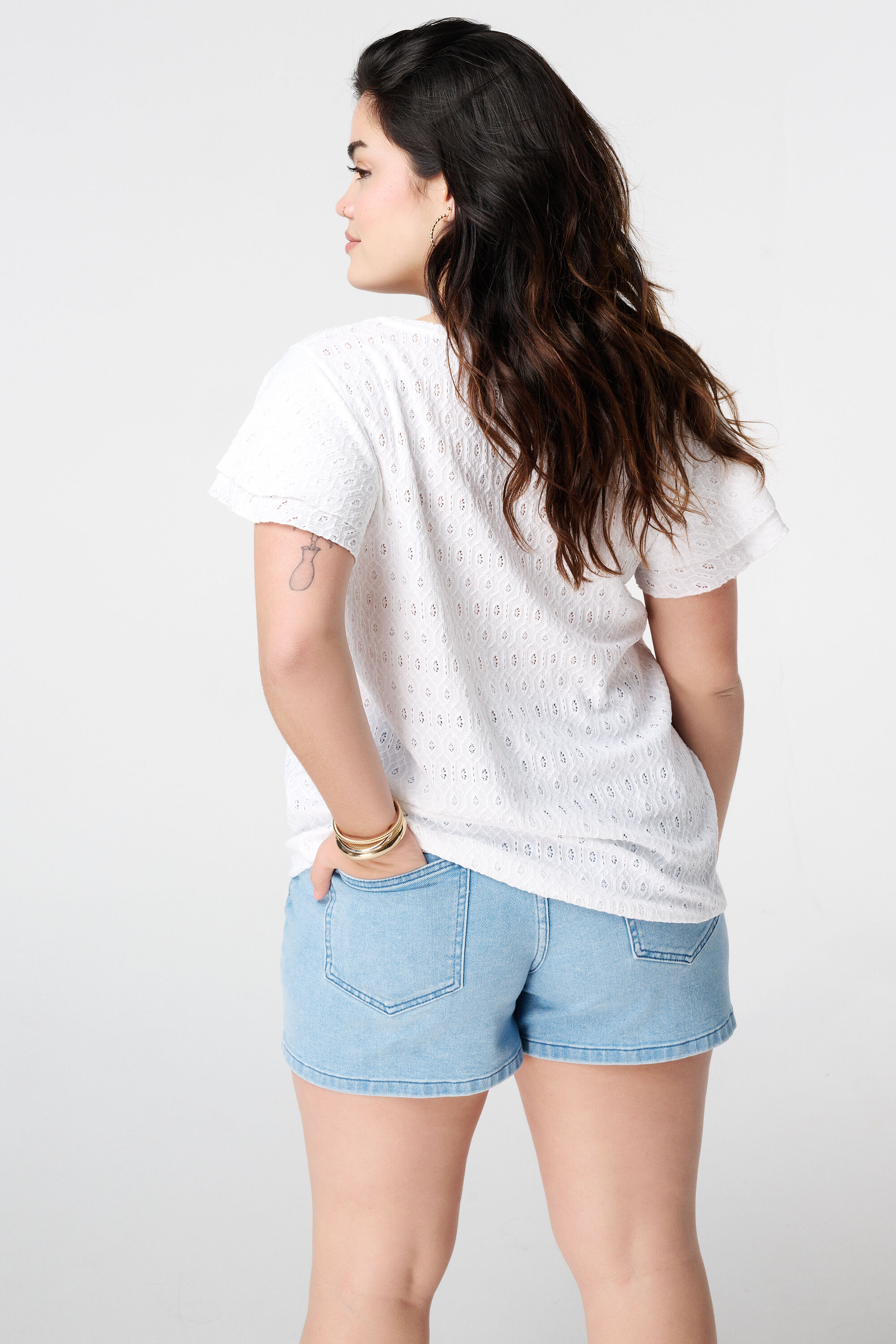 Top con patr&oacute;n calado image number 3