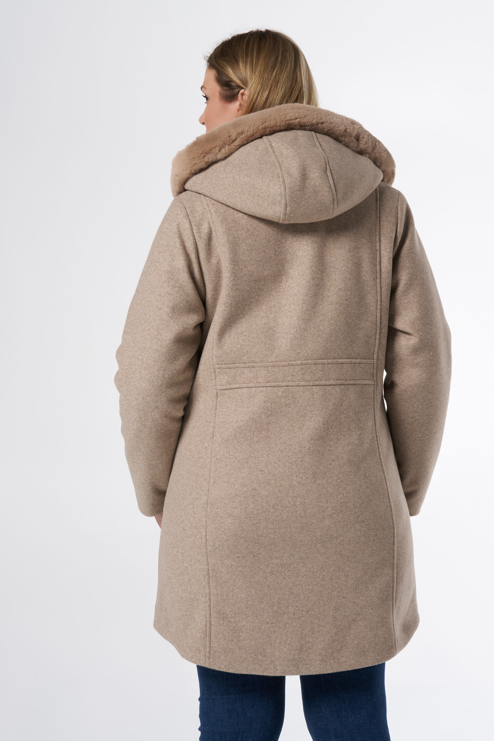 Cazadora con Cuello de Pelo Sint&eacute;tico image number 3