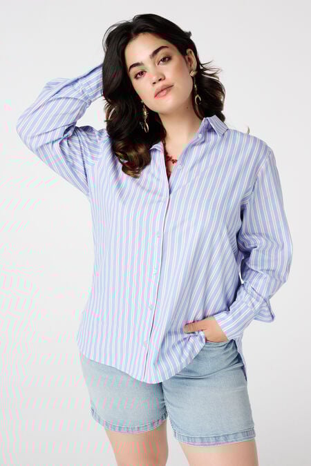 Blusa camisera de algodón Blusa camisera de algodón