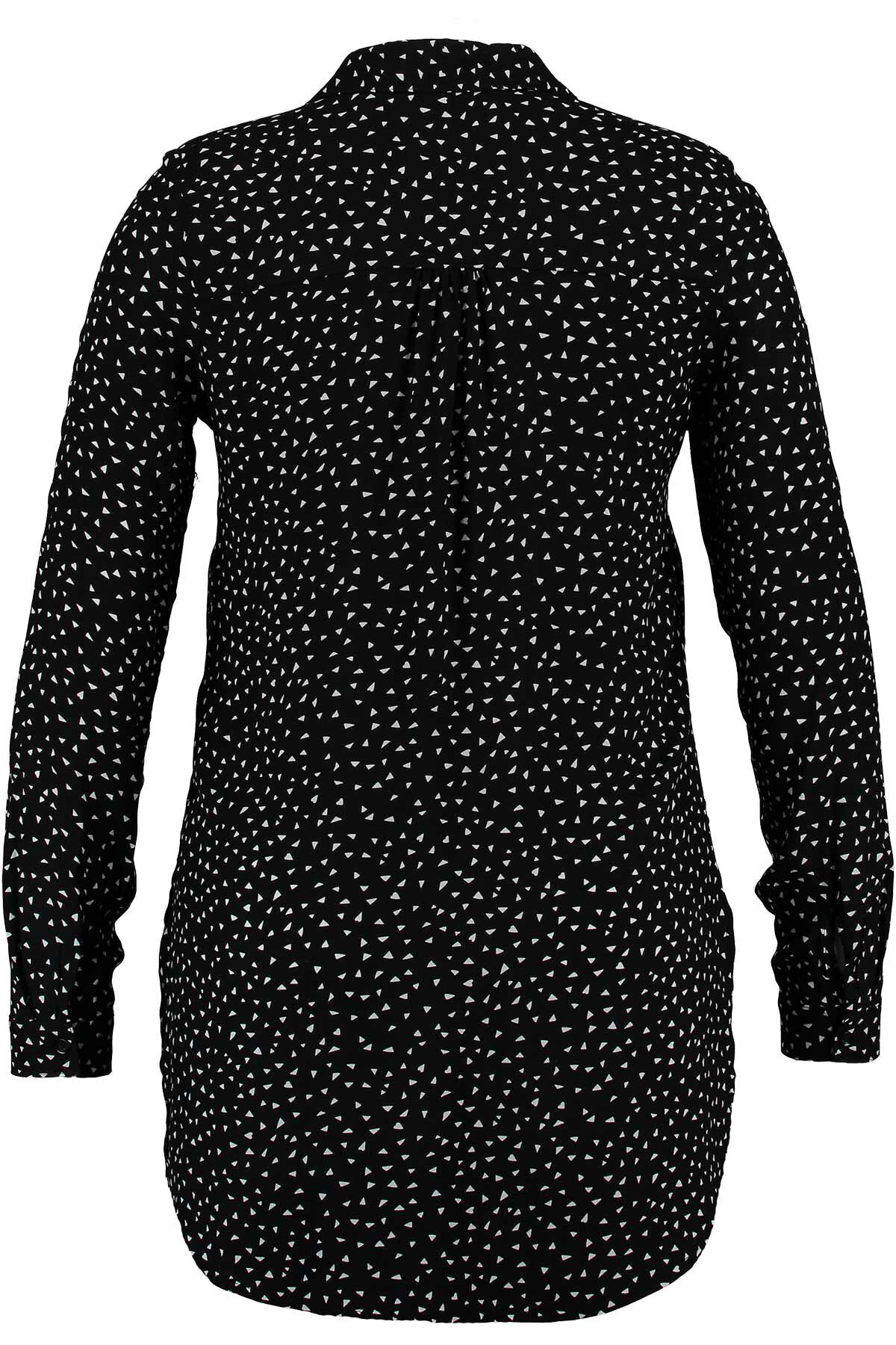 Blusa tipo t&uacute;nica de lunares image number 2