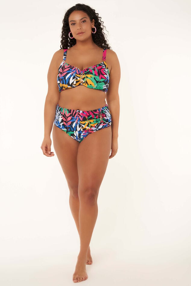 Sujetador de bikini con detalle metálico  image number 7