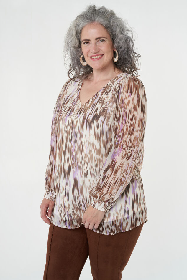 Blusa de gasa image number 0