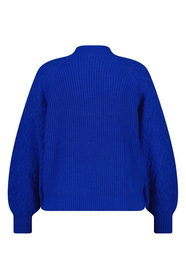 Suéter holgado con cuello vuelto y patrón image number 2