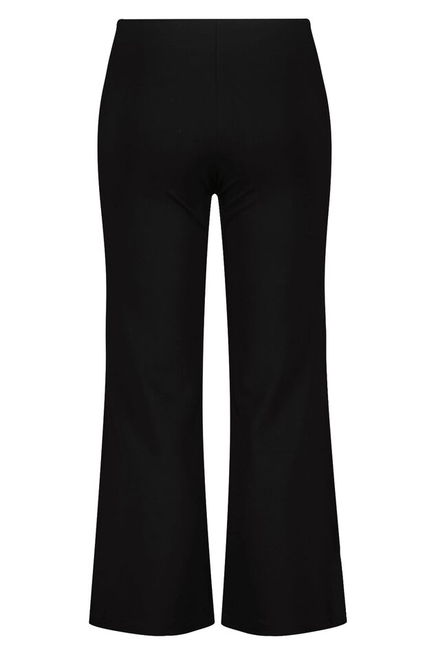Pantalones de pernera ancha con detalles plateados image number 2