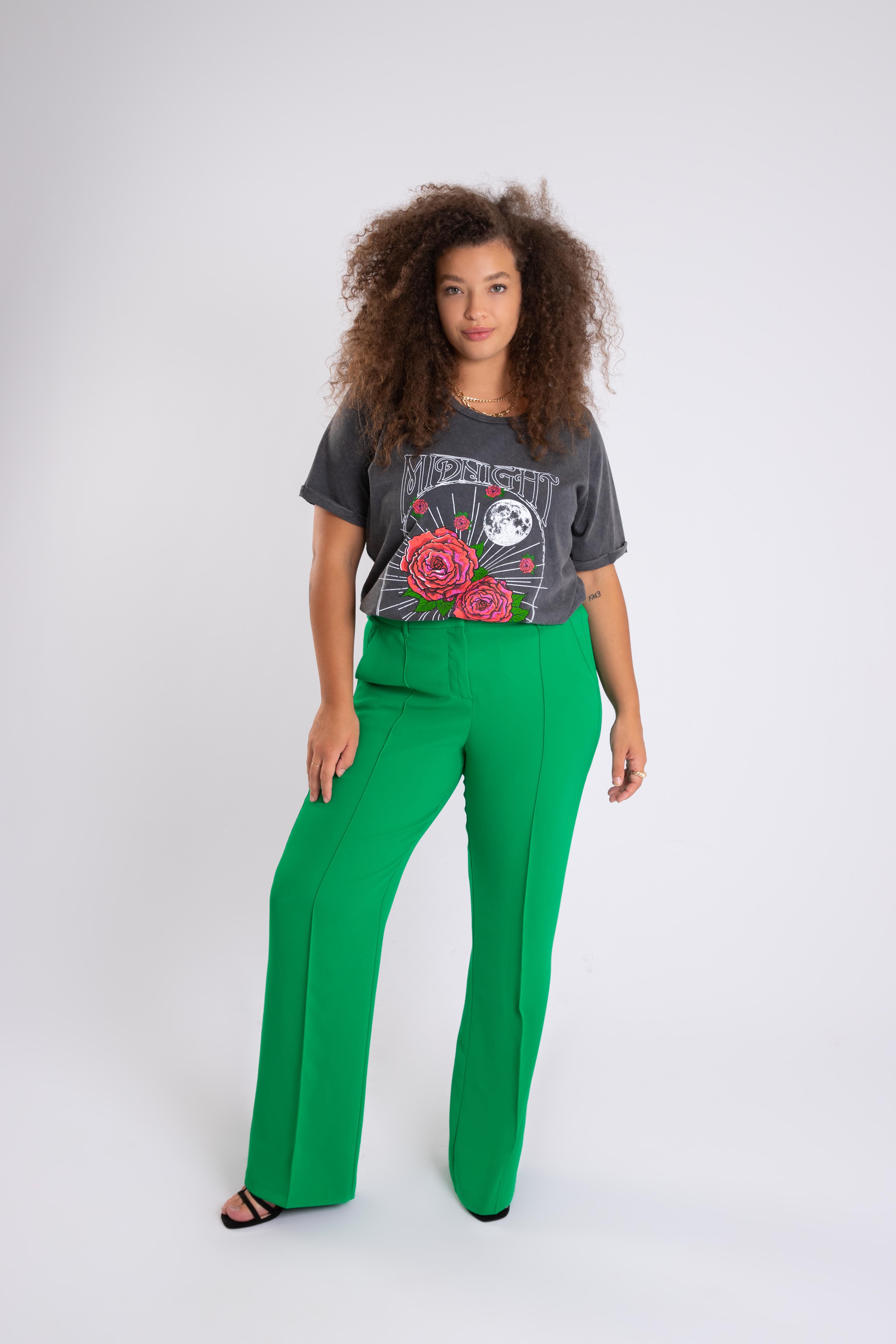 Pantalones de pernera ancha image number 5