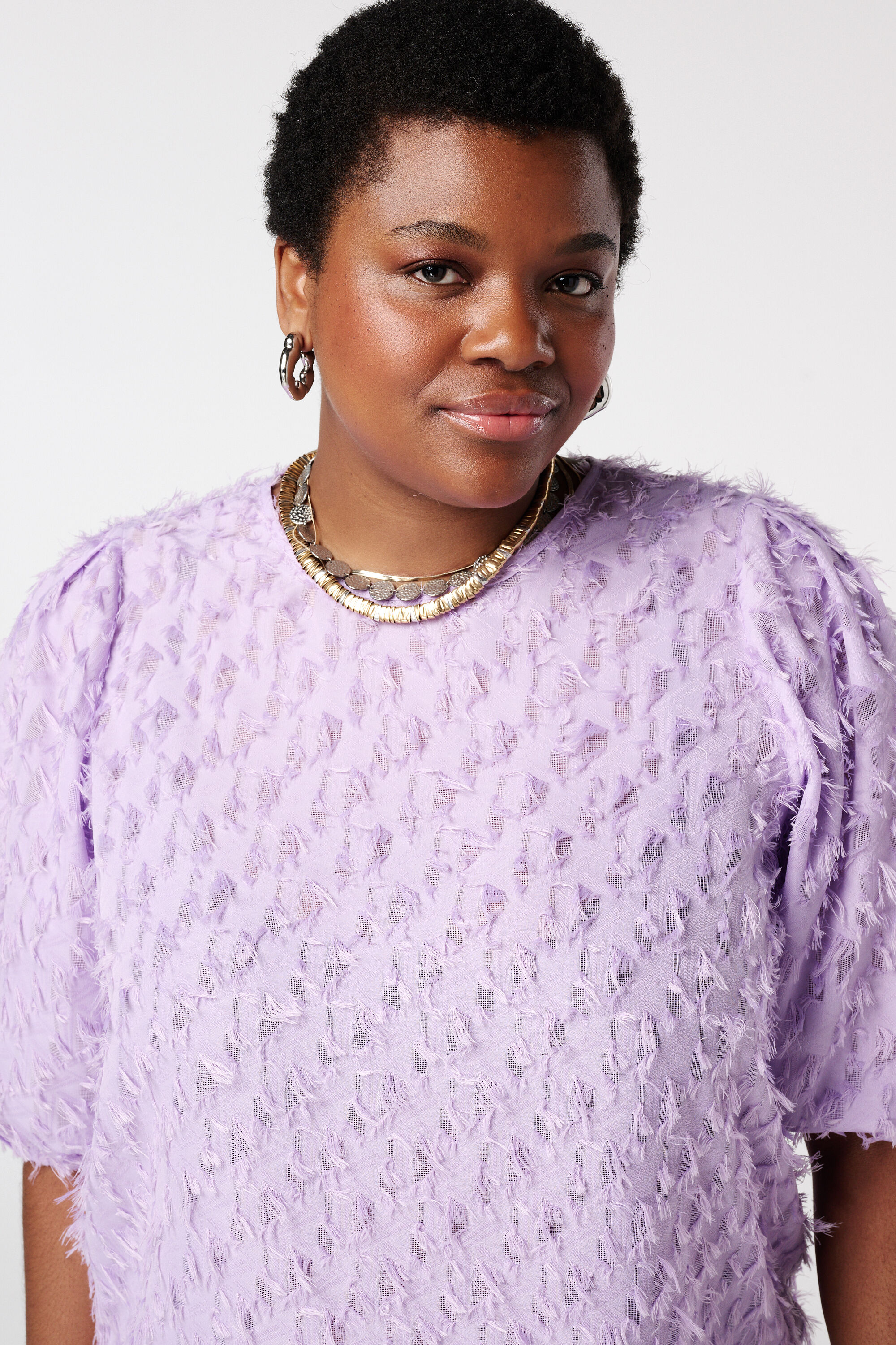 Blusa con textura image number 4