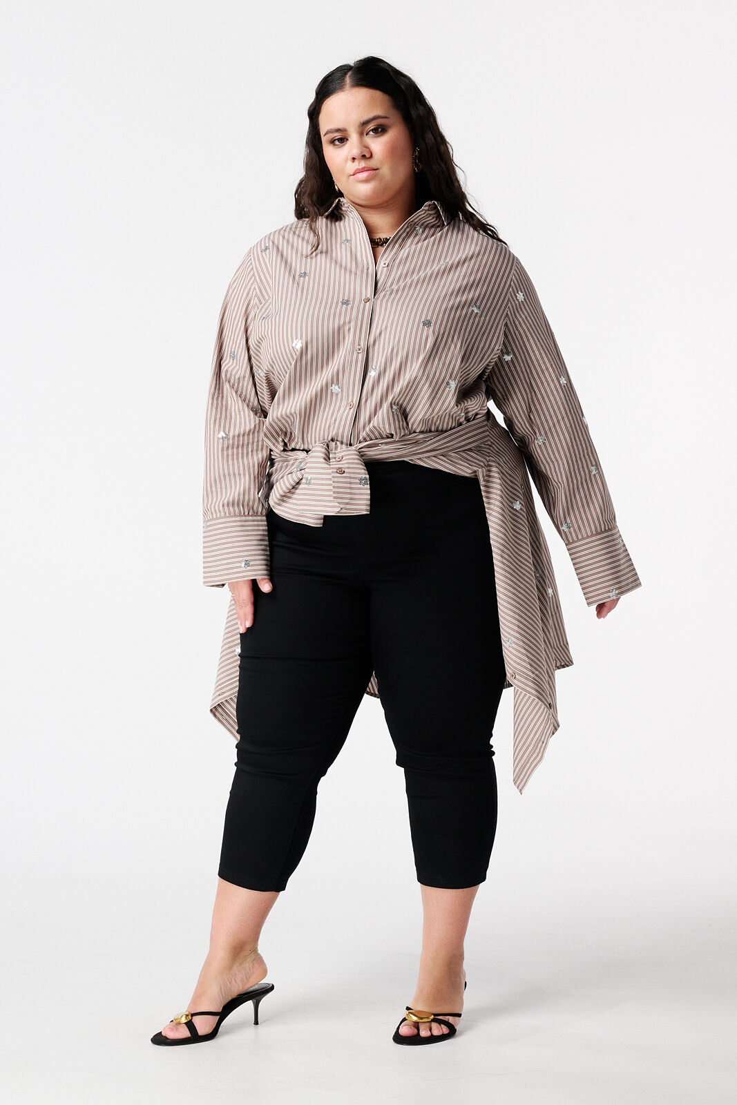 Treggings con aspecto denim