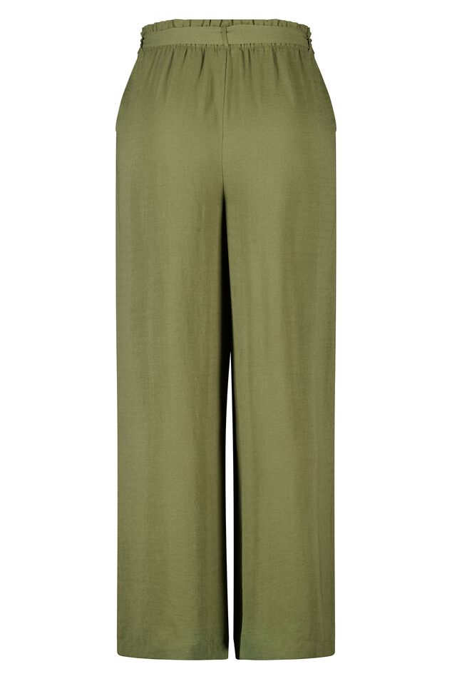 Pantalones con una cintura elástica image number 2