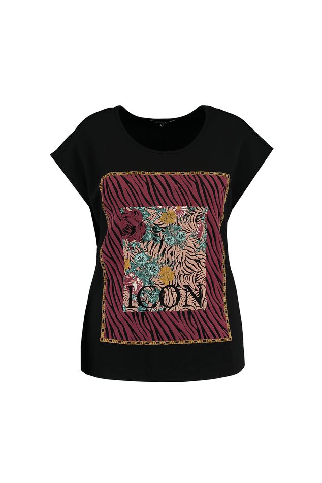 Camiseta con estampado wax image number 1