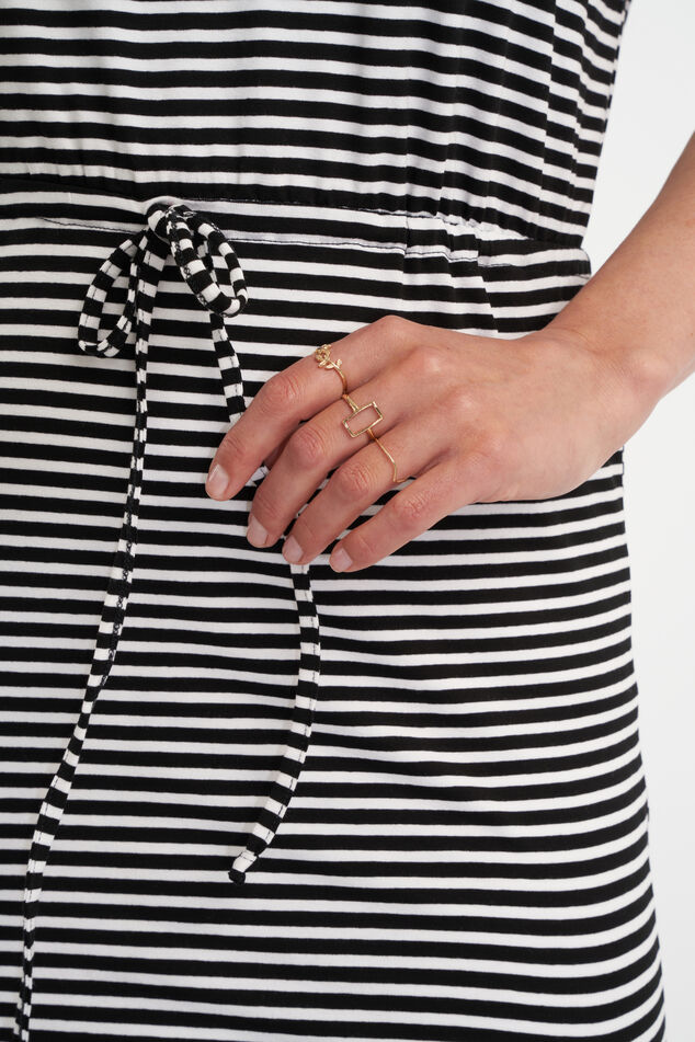 Túnica con un cinto decorativo para atar image number 6