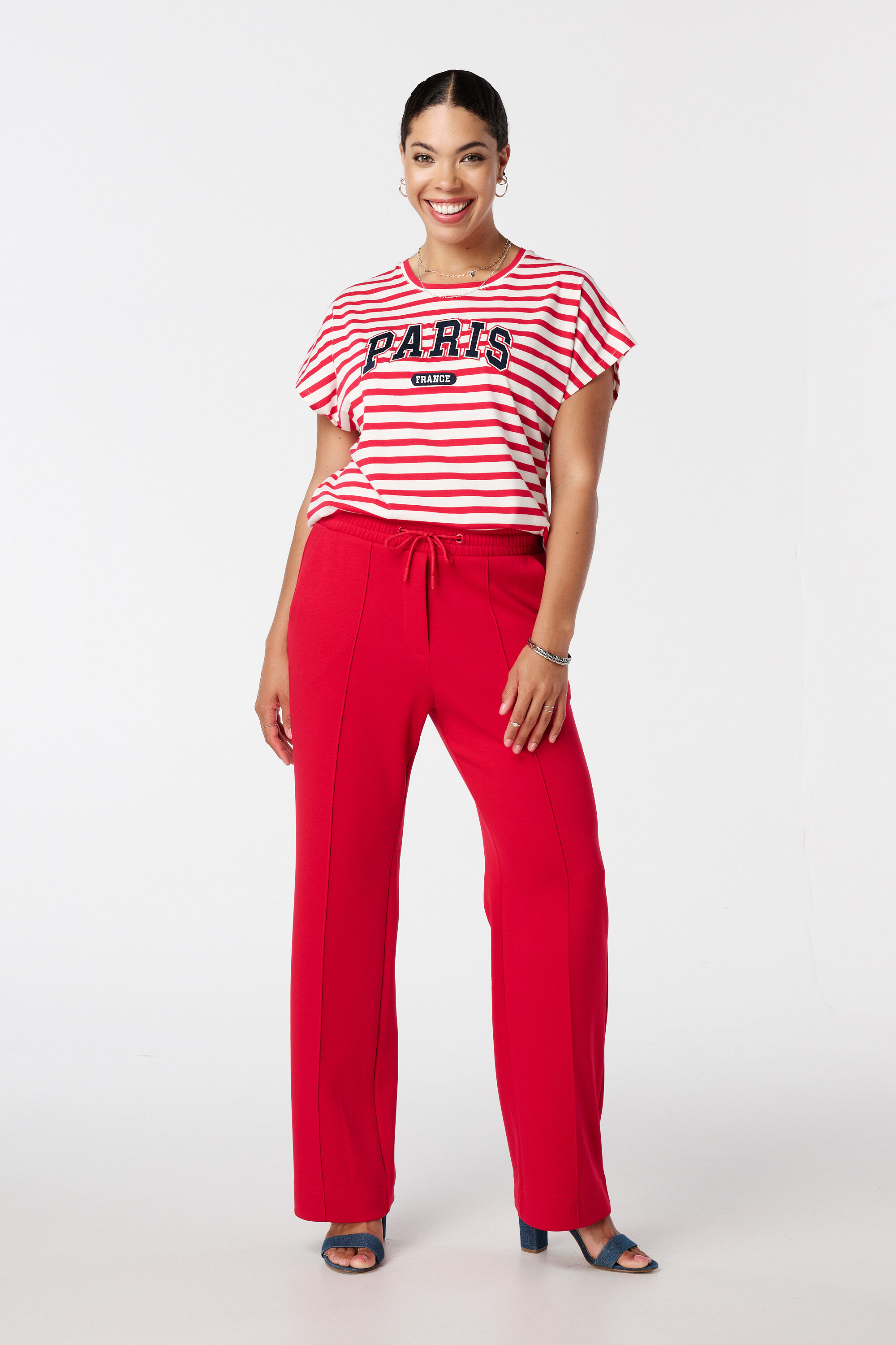 Camiseta de rayas con estampado image number 5