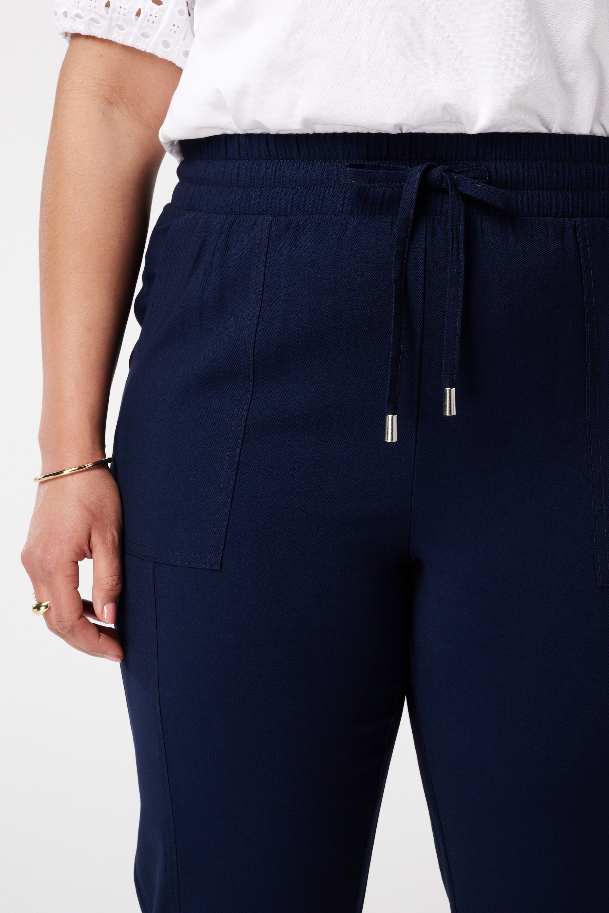 Pantalones con cintura el&aacute;stica image number 4