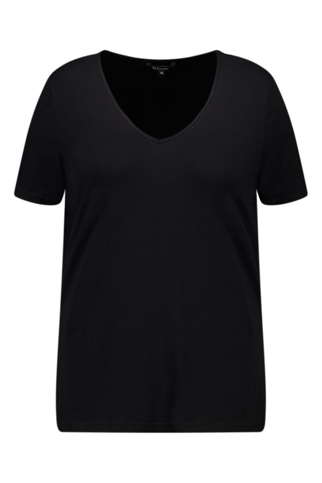 Camiseta con escote en V image number 1