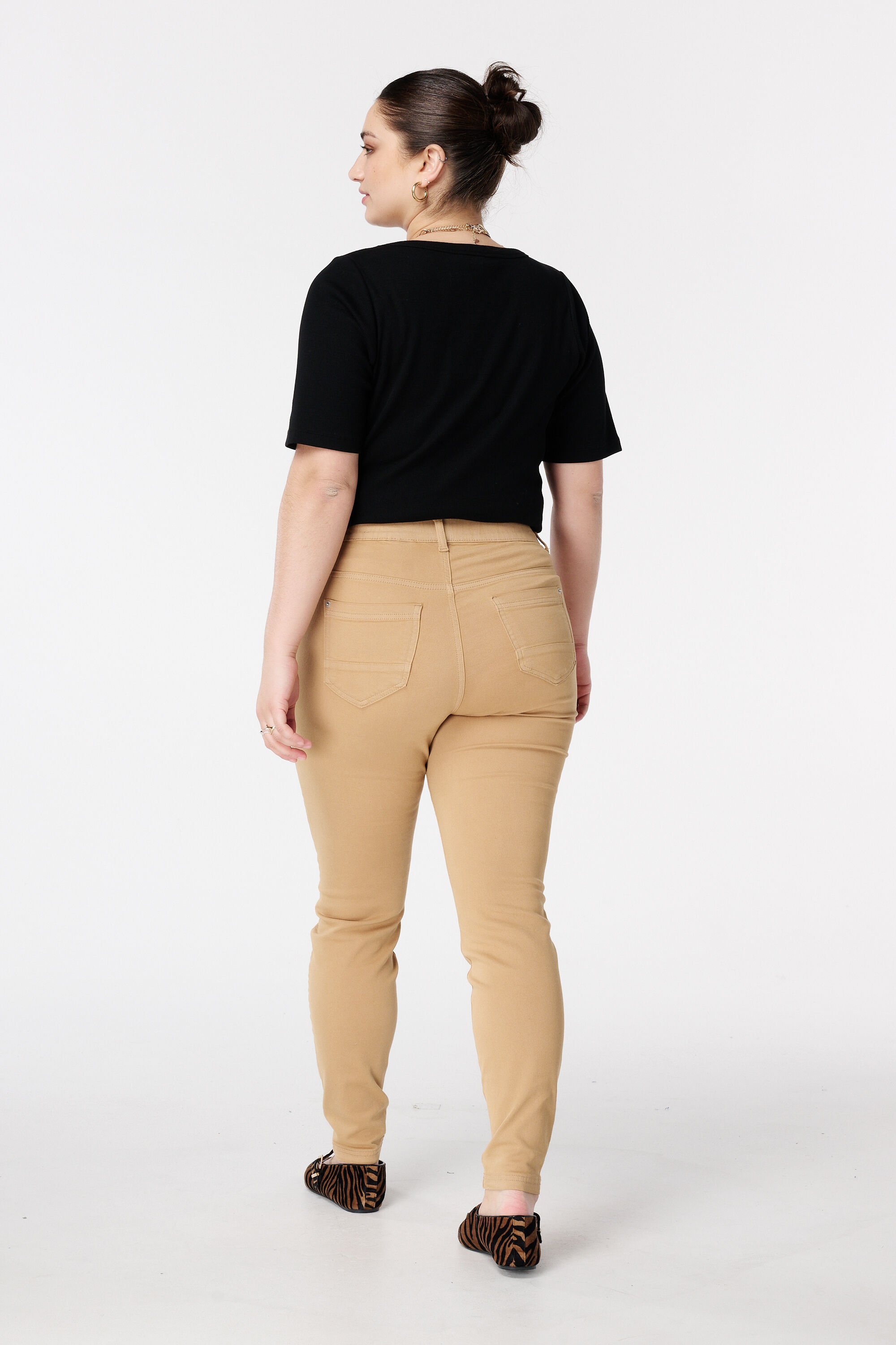 Tregging con aspecto de vaqueros image number 3