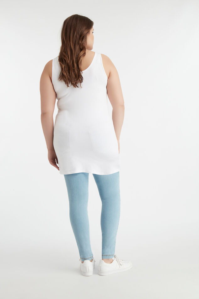 Camisola larga de algodón image number 4