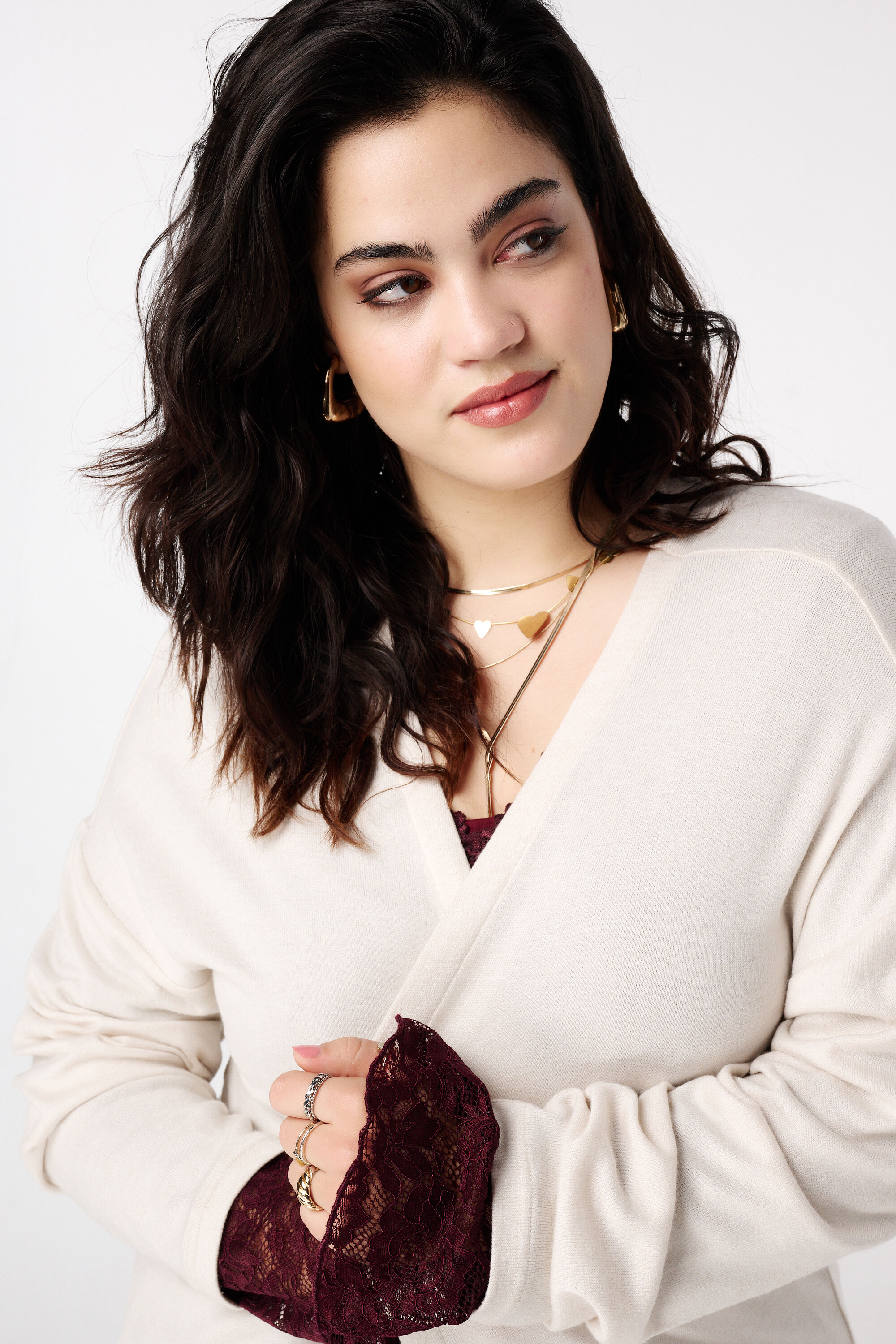 C&aacute;rdigan largo con bolsillos image number 4