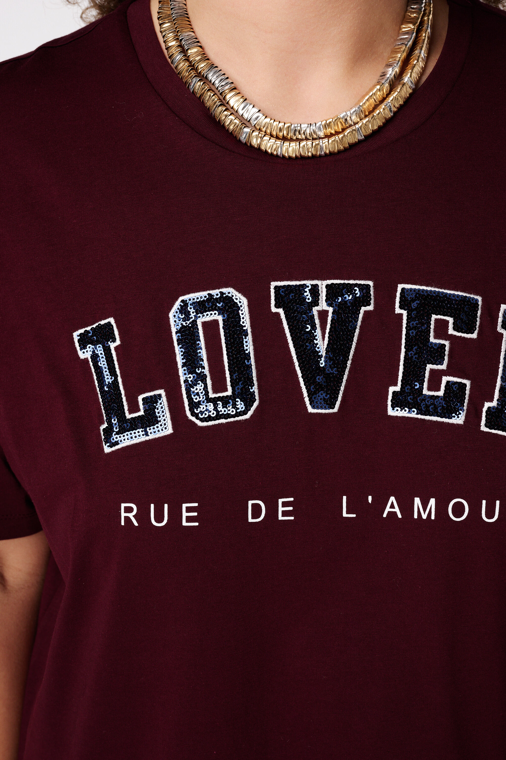 Camiseta con lentejuelas  image number 6