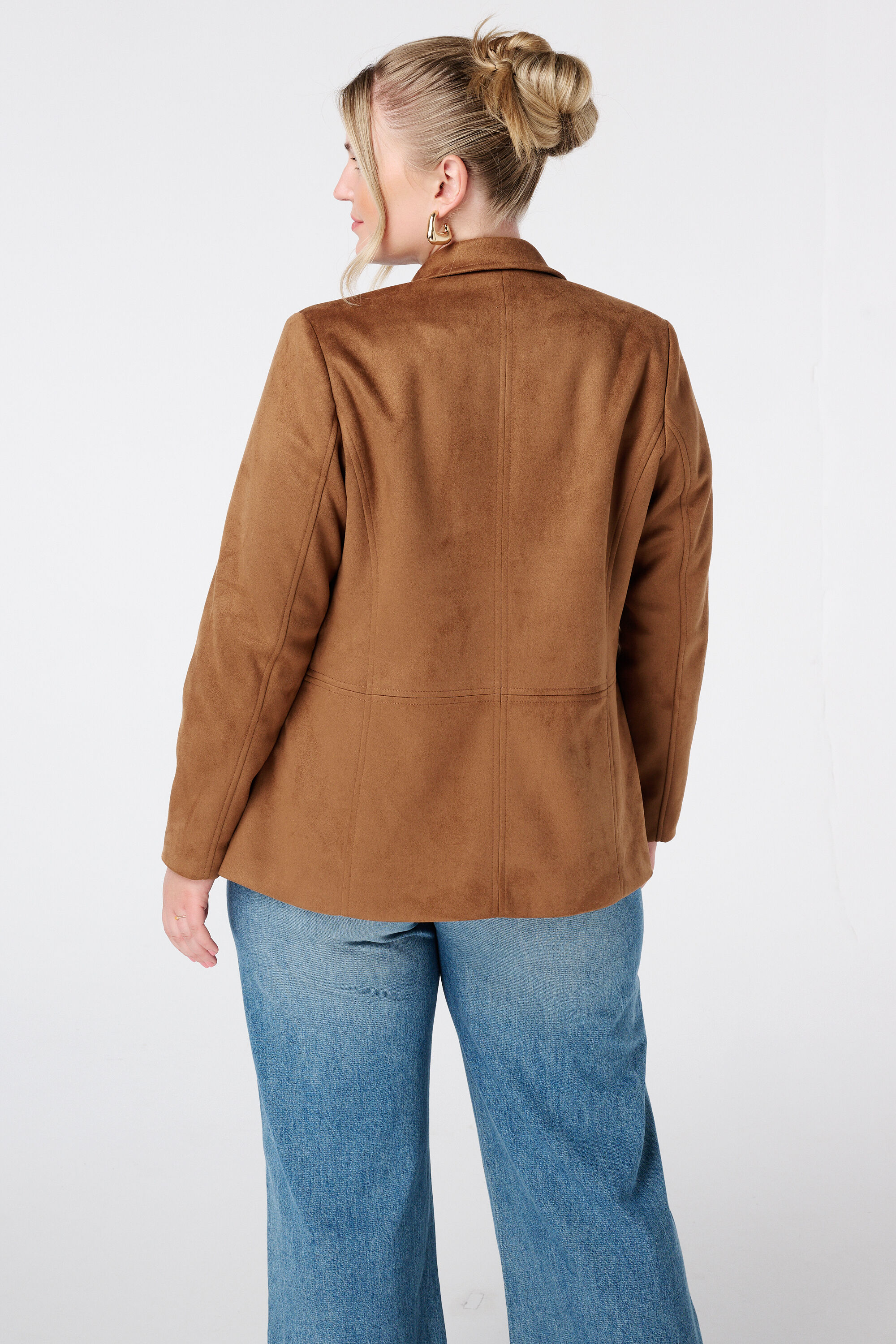 Blazer con aspecto de ante image number 3