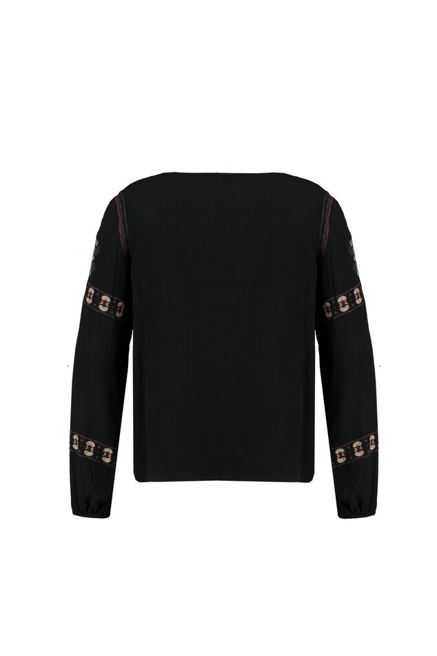 Blusa con bordados   image number 2