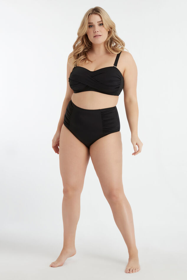 Braguita de bikini de color liso image number 0