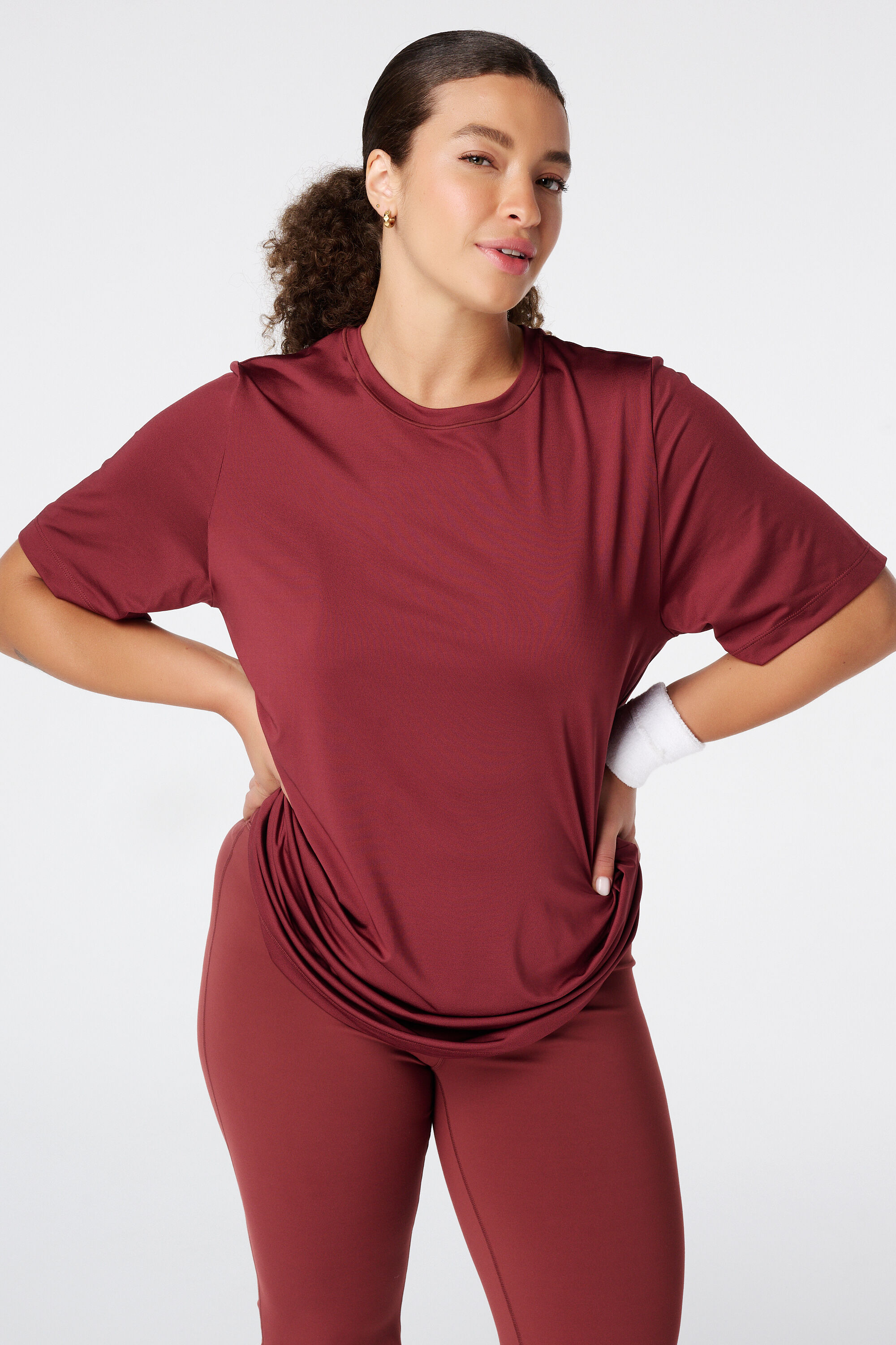 Camiseta deportiva larga