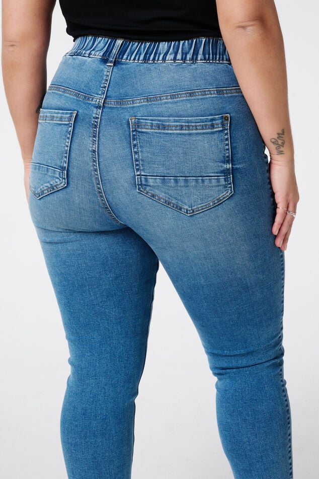 Treggings con aspecto denim image number 4