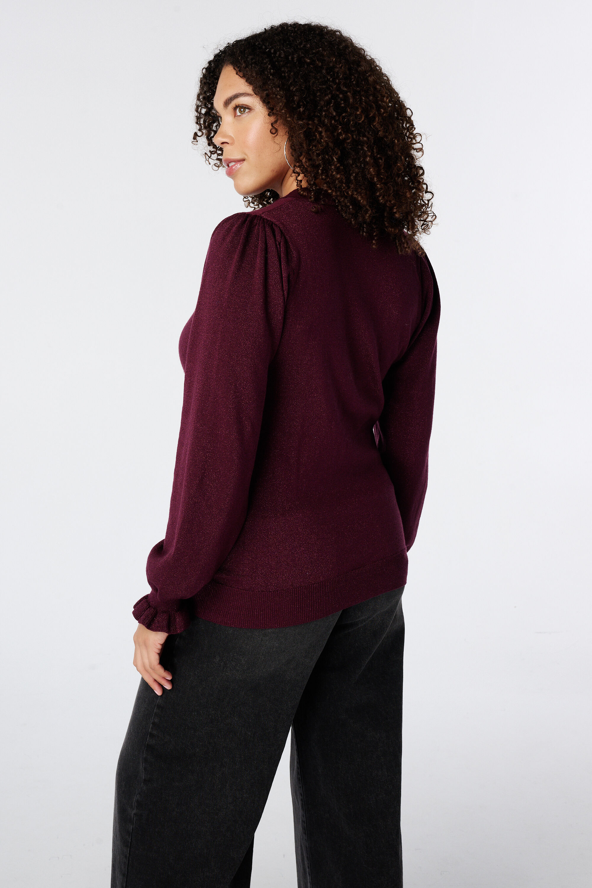 Jersey con cuello de pico image number 3
