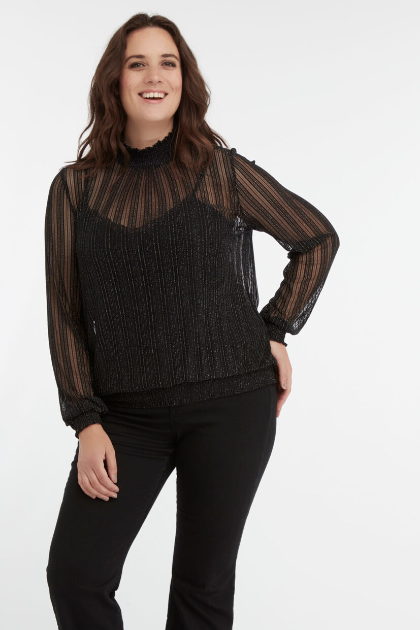 Blusa de cuello alto image number 0