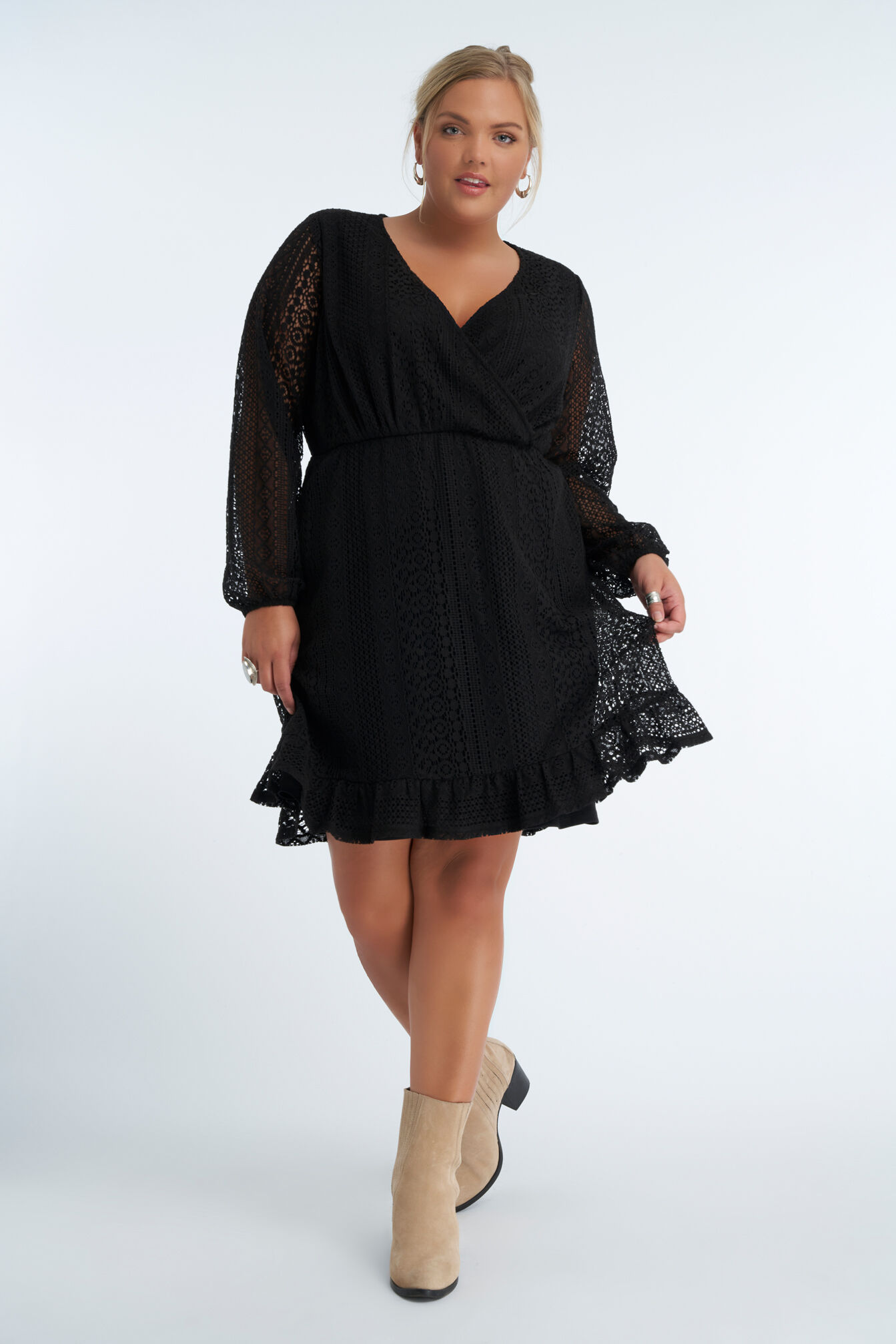 Vestido cruzado image number 5