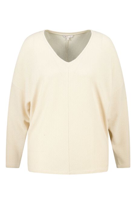 Jersey con mangas de mariposa