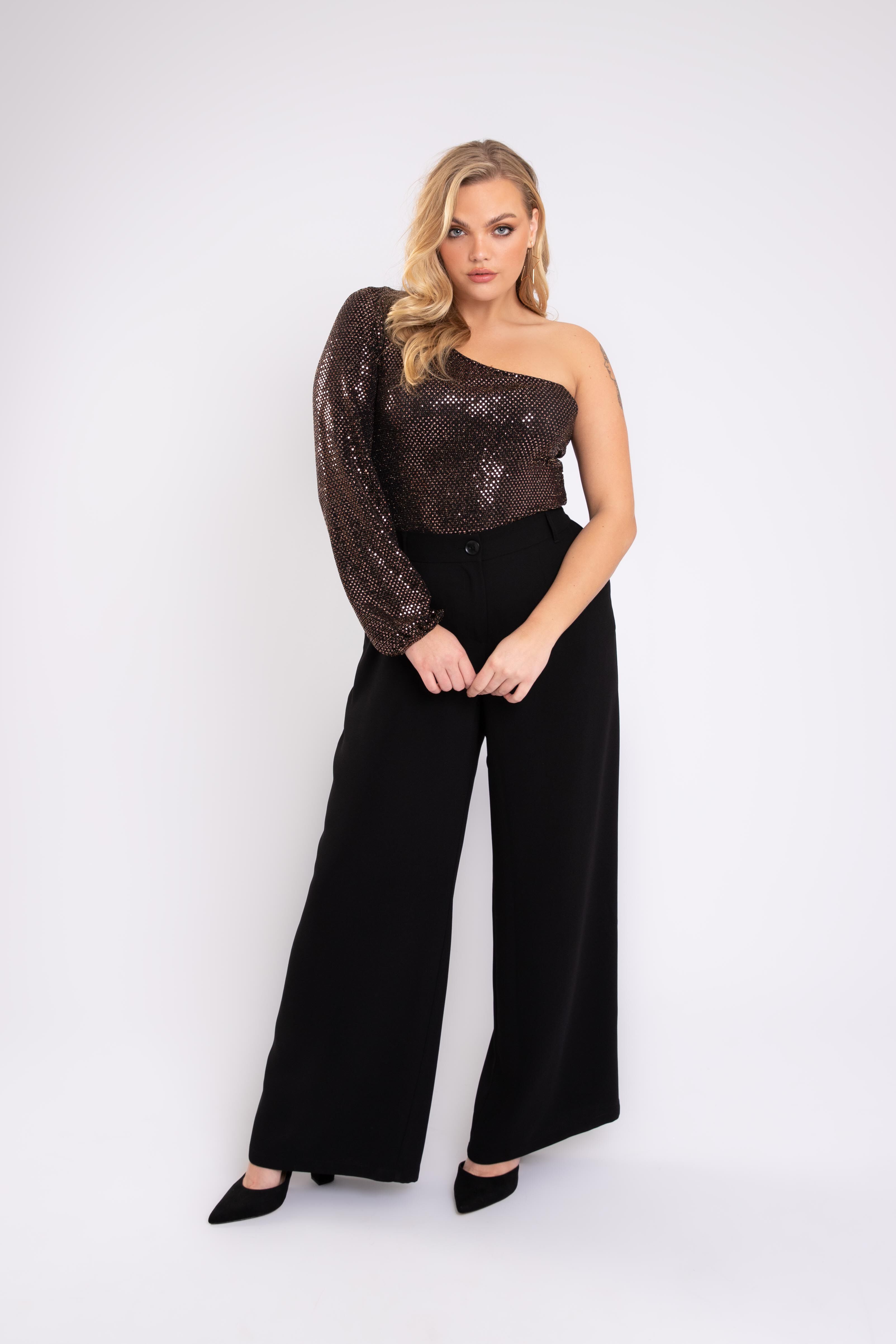 Pantalones de pernera ancha image number 7