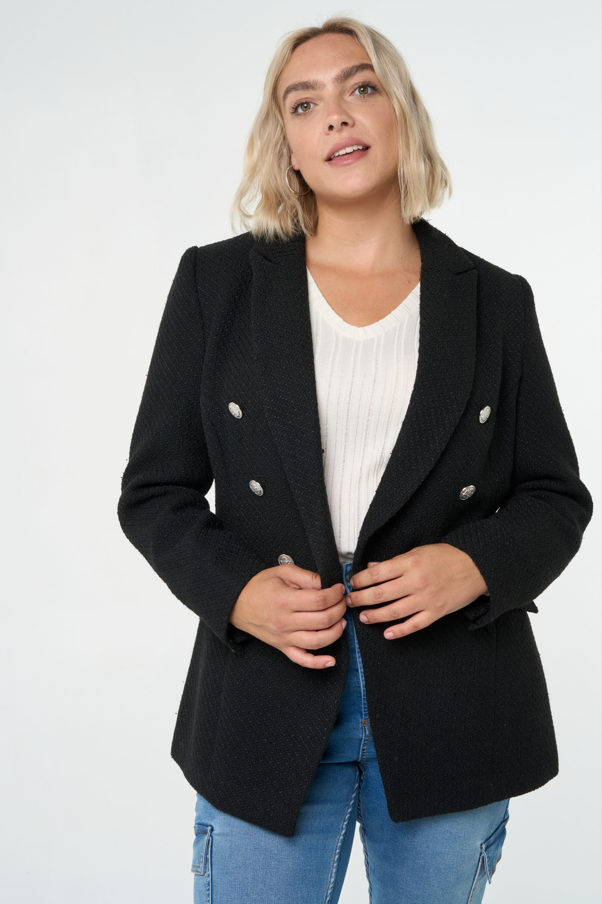 Blazer de tweed image number 6